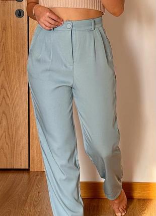 Брюки летние высокая посадка