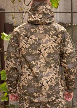 Бойовий чоловічий костюм softshell армійська демісезонна військова форма піксель для...