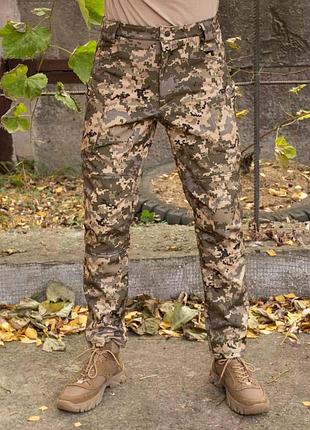 Бойовий чоловічий костюм softshell армійська демісезонна військова форма піксель для...