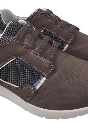 Кроссовки мужские grisport нубук, цвет серый, 40