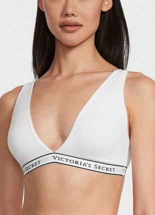 Топ с лого резинкой victoria’s secret