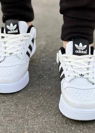 Чоловічі кросівки adidas forum white4 фото