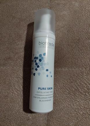 Отшелушивающий тоник для лица biotrade pure skin exfoliating tonic пилинг-эффект, 60 мл