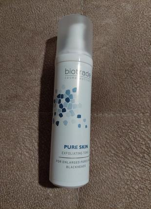 Відлущувальний тонік для обличчя biotrade pure skin exfoliating tonic пілінг-ефект, 60 мл2 фото