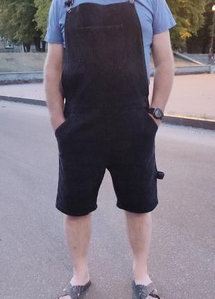 🏝️ мужской джинсовый комбинезон шорты