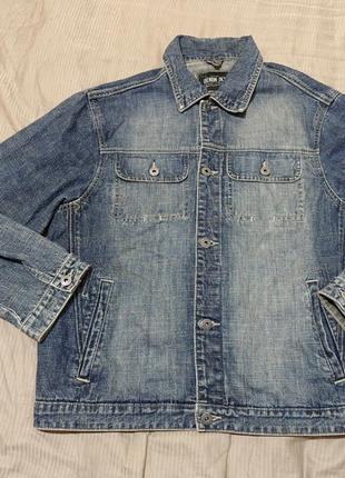 Плотний джинсовий піджак denim jkt