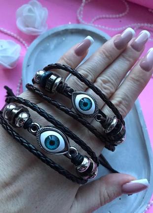 Браслет из эко кожи ( парные браслеты)