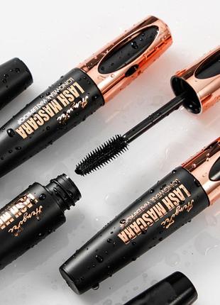 4d silk fiber eyelash mascara waterproof thick lengthening mascara curling long black extension