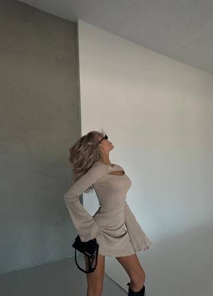 🌈 3 кольори ❗️ сукня в рубчик9 фото