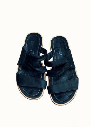 Шлепанцы,натуральная кожа 41р.