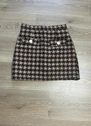 Твідова тепленька спідниця