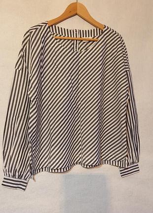 Женская блуза блузка gap рубашка l xl 50-52 хлопок рубаха кофточка