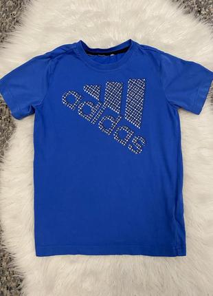 Хлопковая футболка для мальчика adidas2 фото