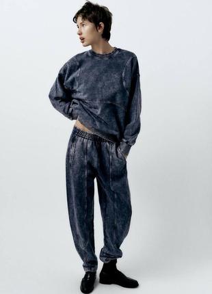 Новий костюм zara з вивареним ефектом