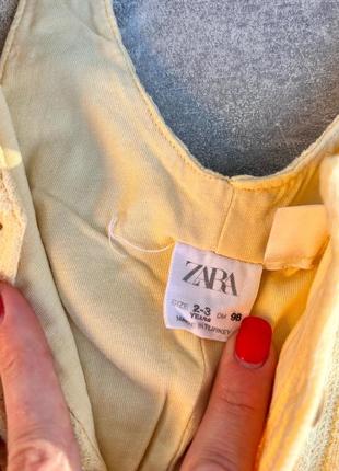 Zara наш желтый хлопковый ромпер 🌙2 фото