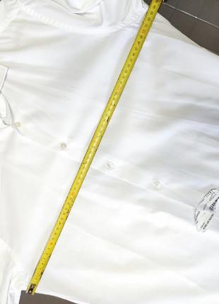Рубашка рубашка мужская белая прямая slim fit классическая повседневная strellson man, размер m - l10 фото