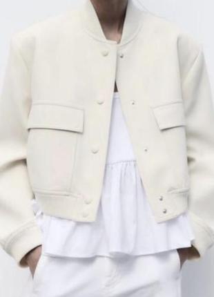 Бомбер zara