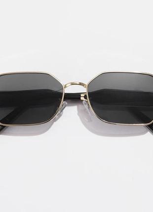 Тренд стильні жіночі чорні сонцезахисні окуляри uv400 сонячні очки антиблик4 фото