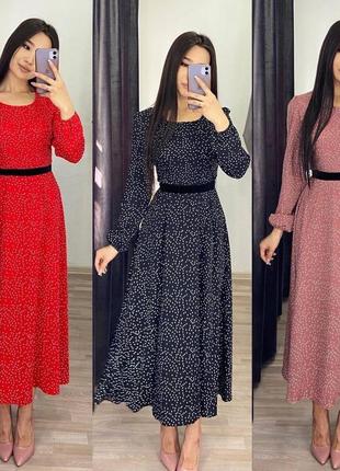 🌸 платье длиной миди 🌸2 фото