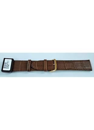 22 мм кожаный ремешок для часов condor 342.22.02 коричневый ремешок на часы из натуральной кожи9 фото