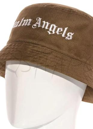 Панама брендова літня з бавовни панамка котонова універсальна palm angels pkh20912 хакі