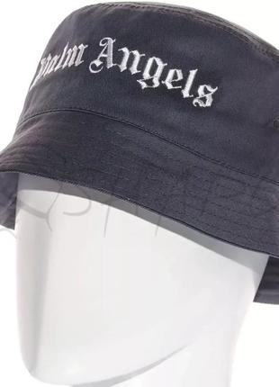 Панама брендова літня з бавовни панамка котонова універсальна palm angels pkh20912 хакі4 фото