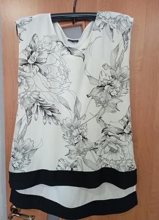 Стильная элегантная блузка 52р.