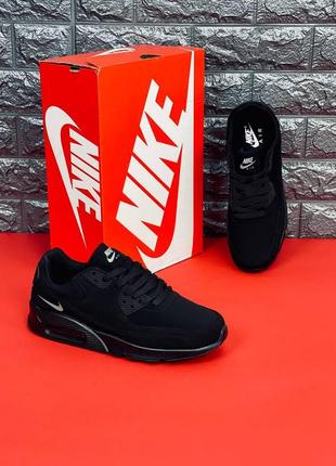 Мужские кроссовки nike air max кроссовки чёрного цвета найк 90е подростковые кроссовки nike air3 фото