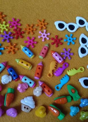 Гудзики декоративні пластикові дитячі декор хендмейд