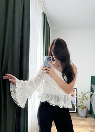 Біла блуза asos
