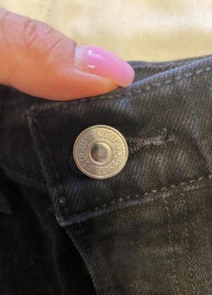 Джинсові чорні шорти levi’s4 фото