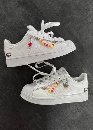 Кроссовки adidas womens superstar «good vibes» premium