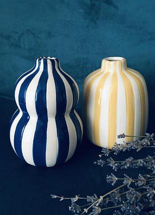 🔥 ваза 🔥 керамика новая полоска стильная