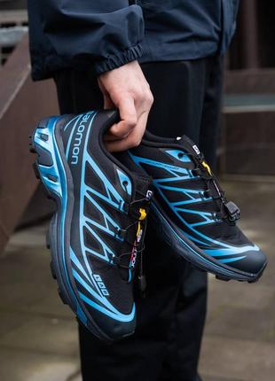 Salomon s lab xt-6 black blue phantom7 фото