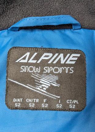 Мужская спортивная ( лыжная) куртка alpine tcm, швейцария
размер l, наш 524 фото