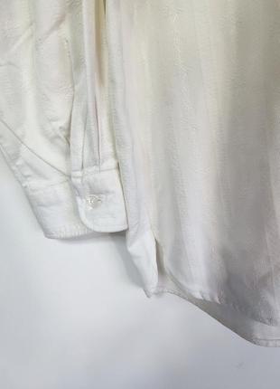 Сорочка рубашка чоловіча біла бежева пряма широка класична повсякденна jenni man, розмір xl 2xl 3xl5 фото