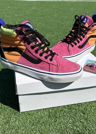 Женские зимние кеды vans sk8-hi mte-1 old skool half cab pro ultrarange