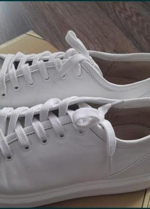 Белые кожаные кеды кроссовки 38