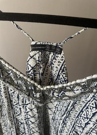 Топ на бретелях бісер primark atmosphere в стилі zara massimo 3-7 h&m3 фото