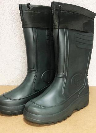 Резиновые сапоги мужские рабочие 45/46 размер 30 см, резиновые сапоги zd-292 для рыбалки