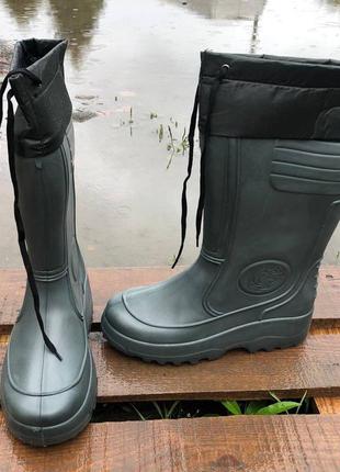 Резиновые сапоги мужские рабочие 45/46 размер 30 см, резиновые сапоги zd-292 для рыбалки