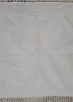Скатертина на овальний стіл ручна робота вінтаж