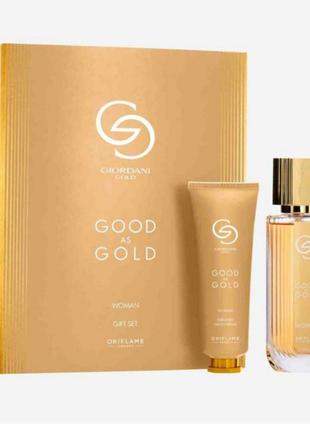 Набор парфюмированная вода и крем для рук giordani gold good as gold