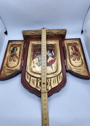 Икона складень позолота