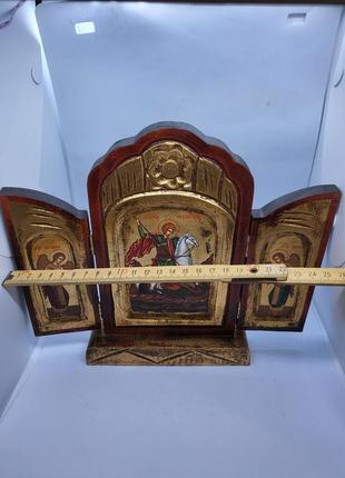 Икона складень позолота