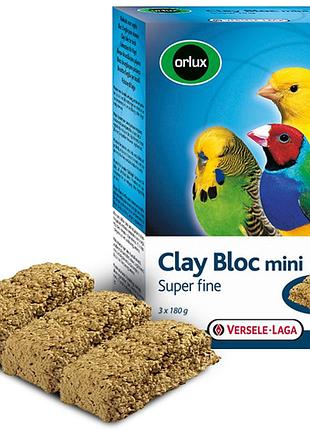Versele-laga orlux clay bloc mini верселе-лага орлакс мінеральний блок із глиною для малих птахів