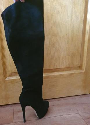 Ботфорти (сапоги) натуральний замш