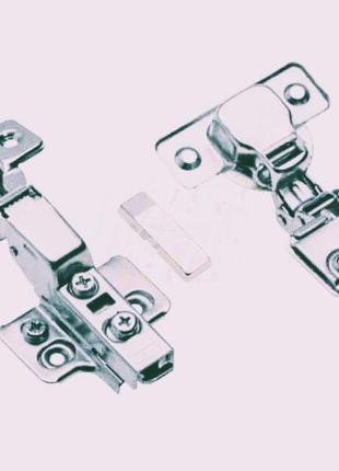 Петля мебельная gtv полунакладная 3d с доводчиком zm-dchc08-3dbeo