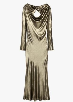 Плаття максі з лімітованої колекції від zara, вечірня довга сукня