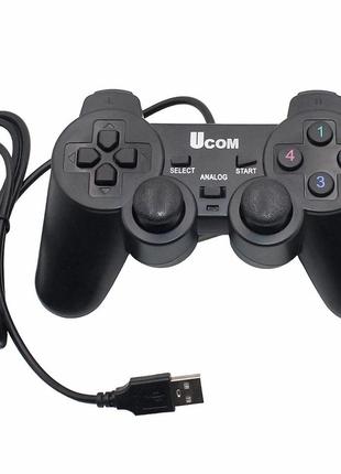 Проводной usb джойстик игровой геймпад для компьютера ноутбука пк pc windows gamepad d-208